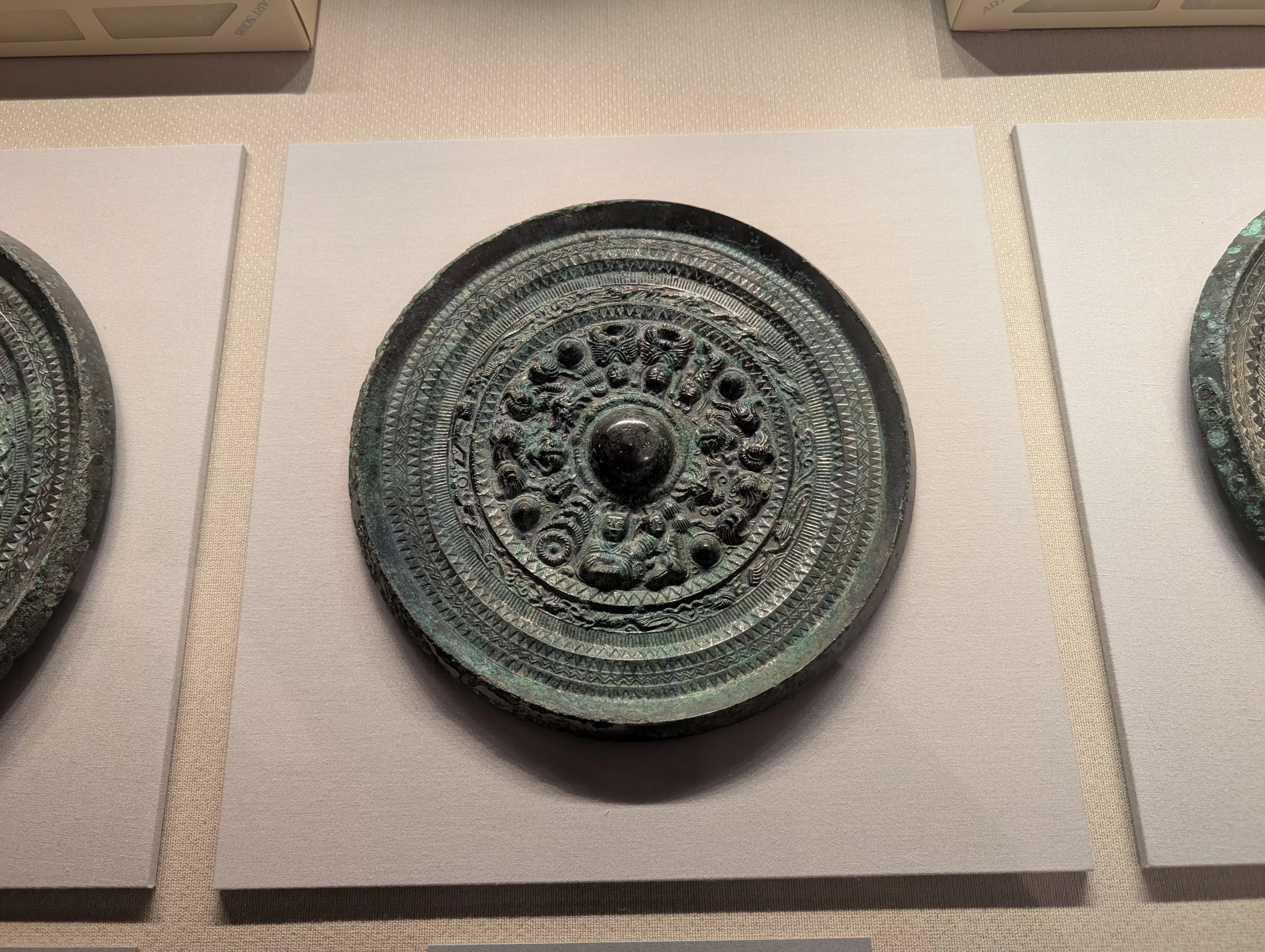 海獣葡萄鏡（現地にて撮影）