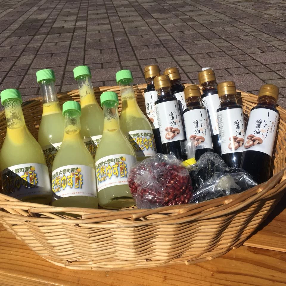 しいたけ醤油と天然ゆず酢