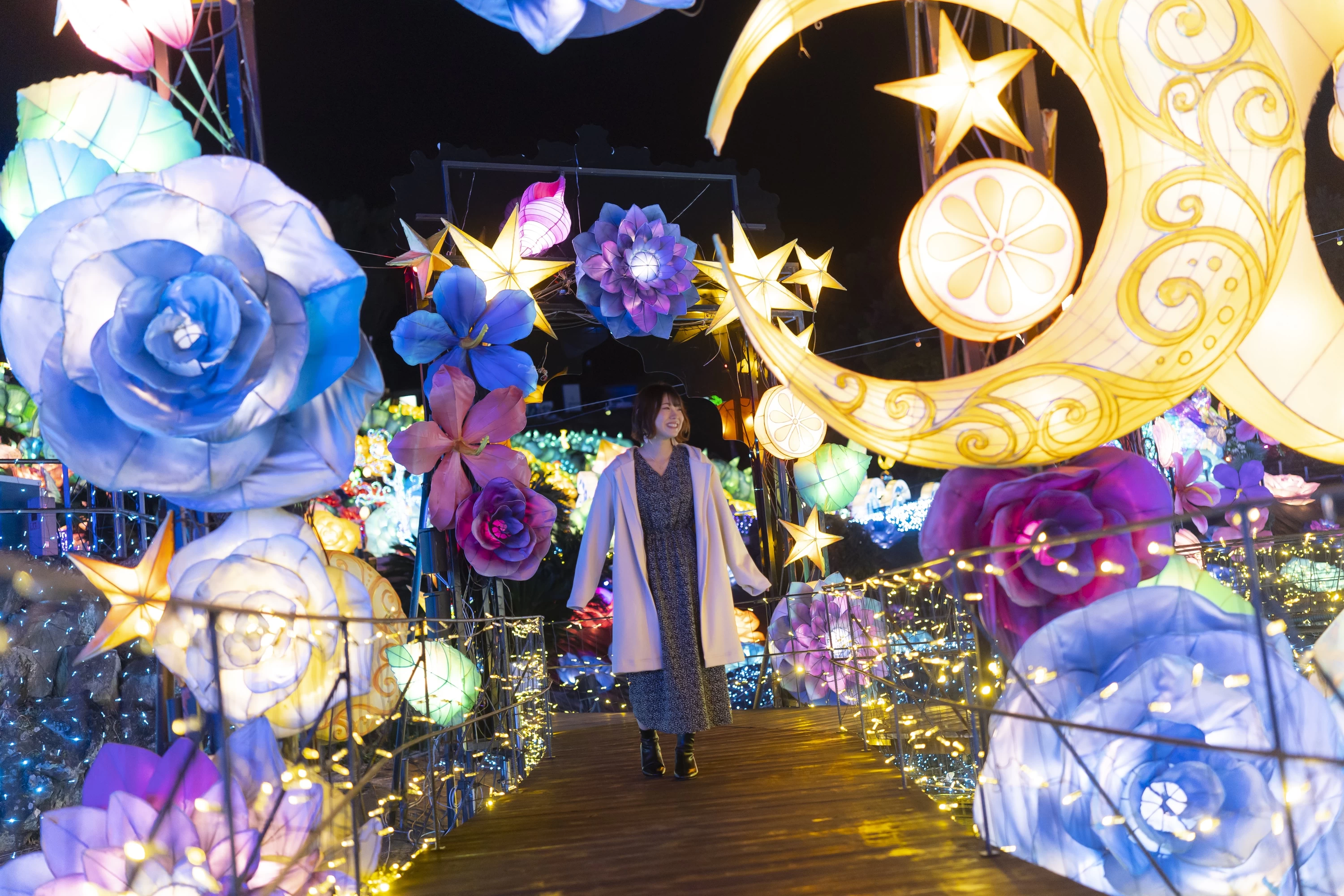 “体験型イルミネーション” ウォークオンザイルミ