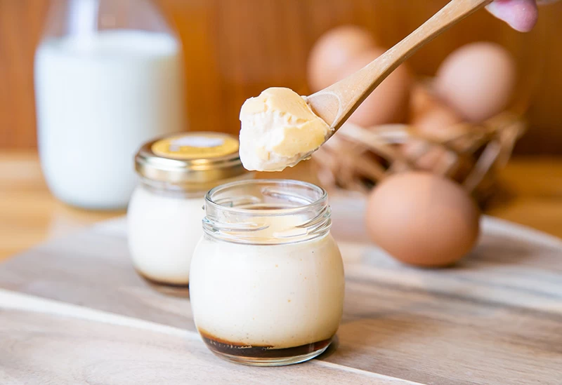 とろ～り半熟ここちよプリン