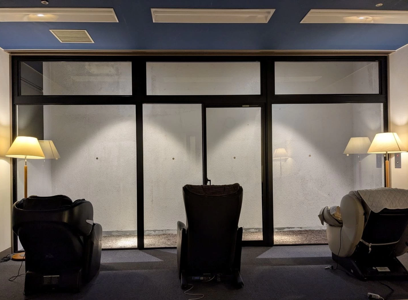 リラクゼーションルーム（現地にて撮影）