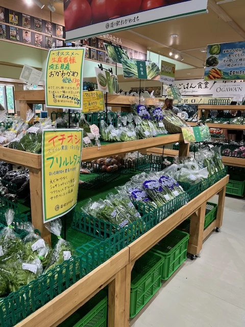 地元でとれた野菜