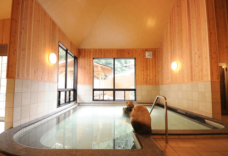 しっかりと温まれる内湯