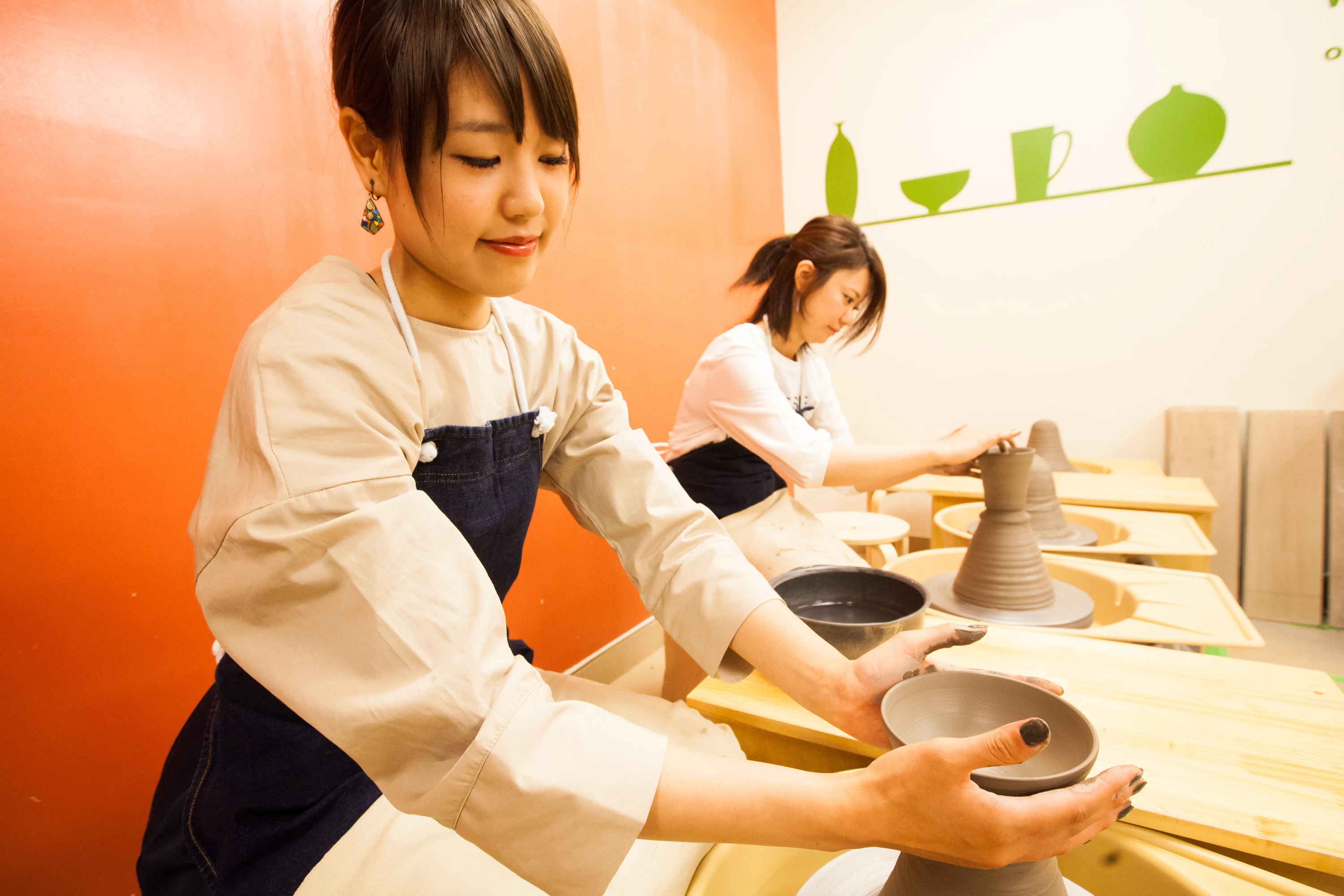 陶芸（ろくろ体験）（画像提供：箱根強羅公園）