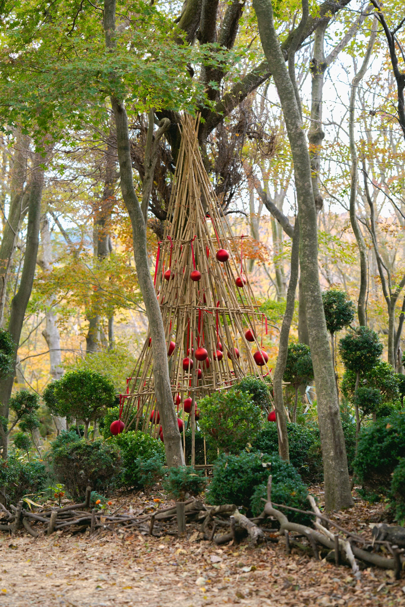 クリスマスの装飾④（画像提供：ニコライ バーグマン 箱根 ガーデンズ）