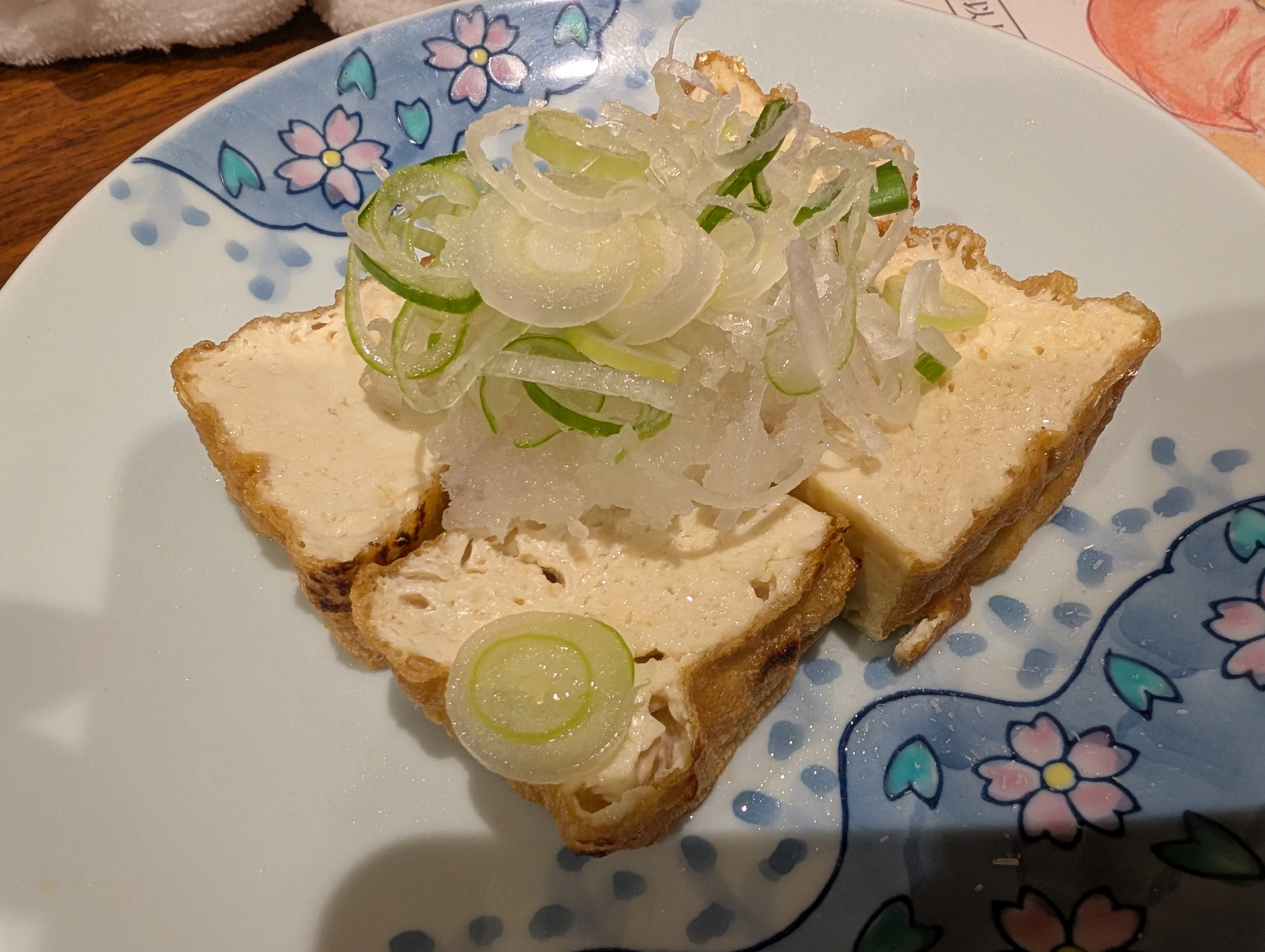 福井名物厚揚げ（現地にて撮影）