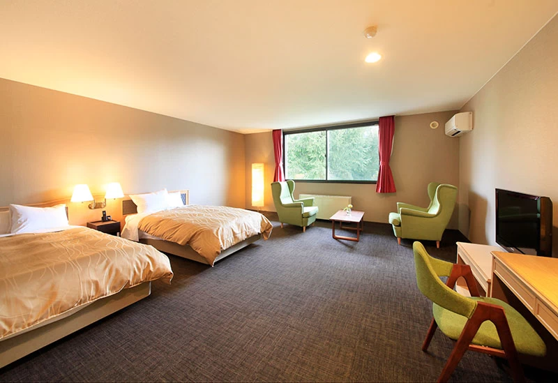 大人3名で利用できる「デラックスツイン」