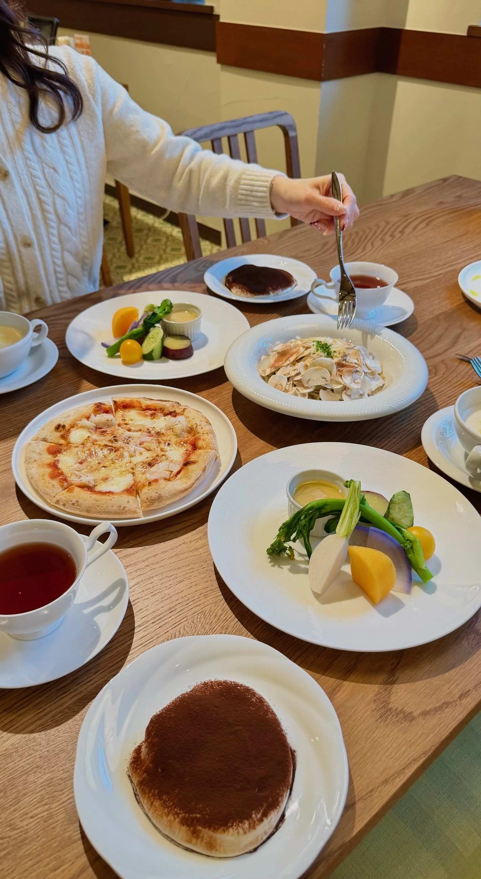 道のイタリアン タヌマンマ ランチ①（現地にて撮影）