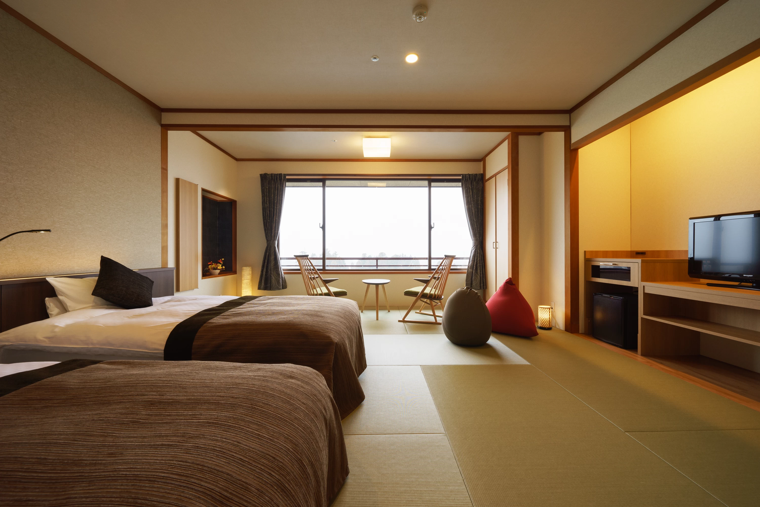 客室　標準客室和室ベッドタイプ