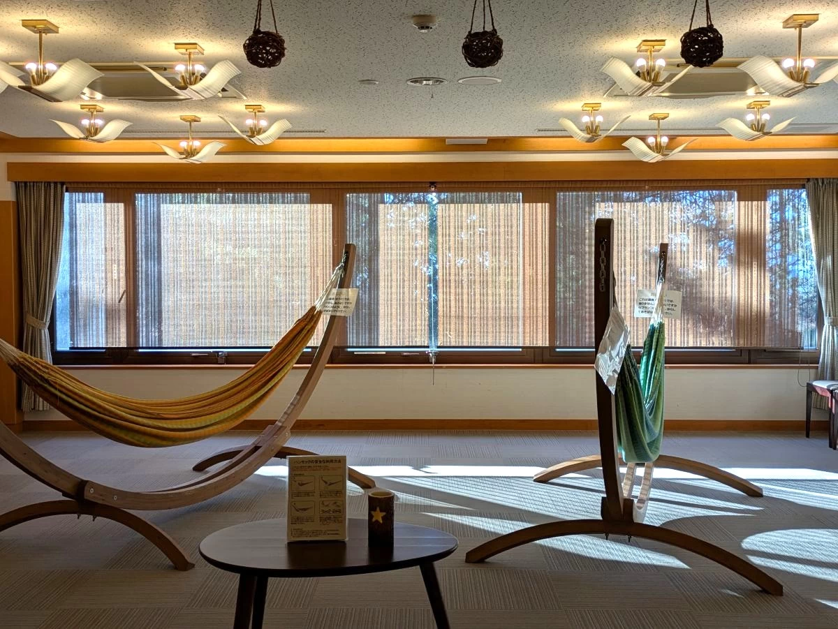 ハンモック（現地にて撮影）