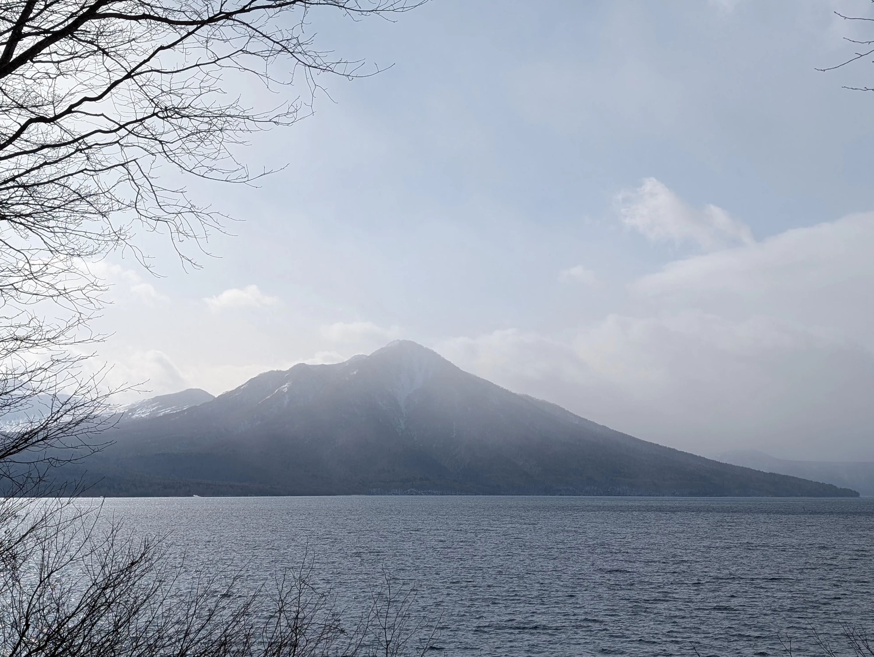 支笏湖（現地にて撮影）