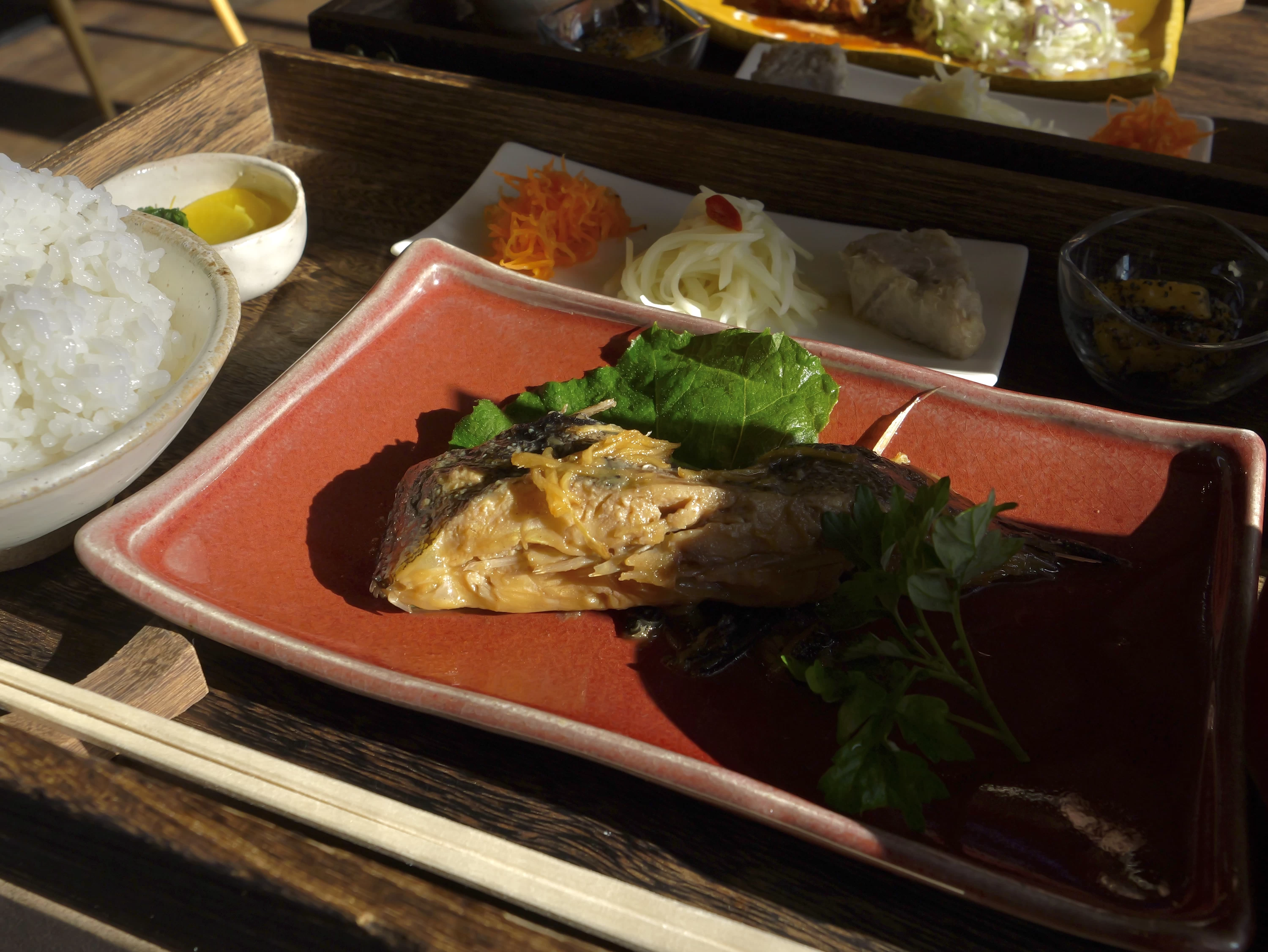 ランチ定食（現地にて撮影）