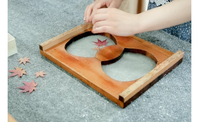 紙すき体験