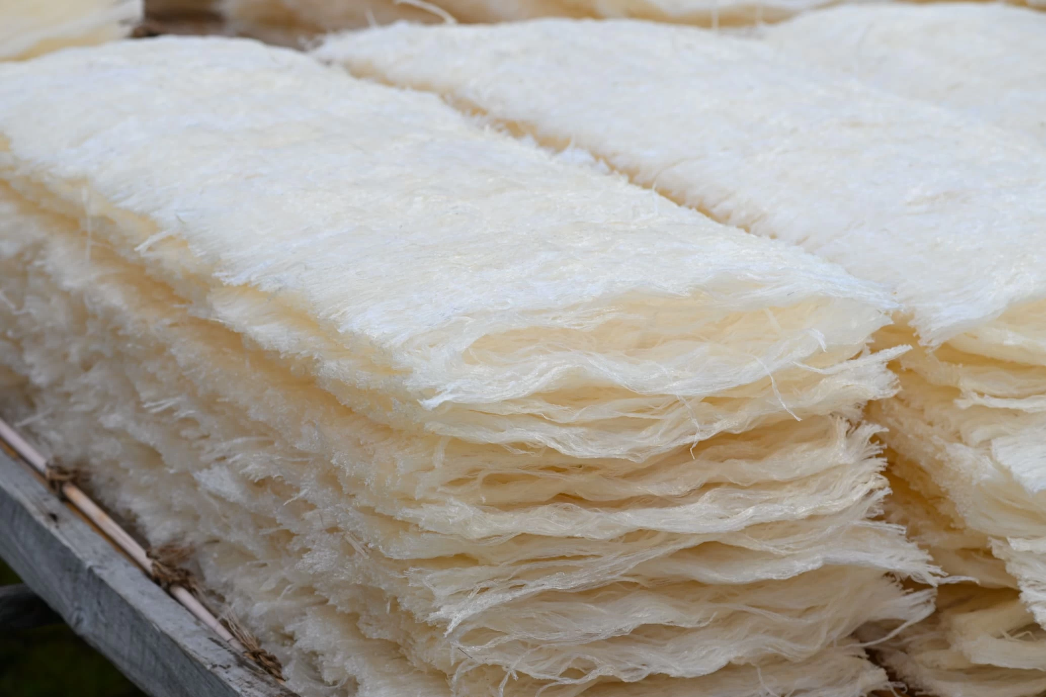 完成した寒天（画像提供：山サ寒天産業）