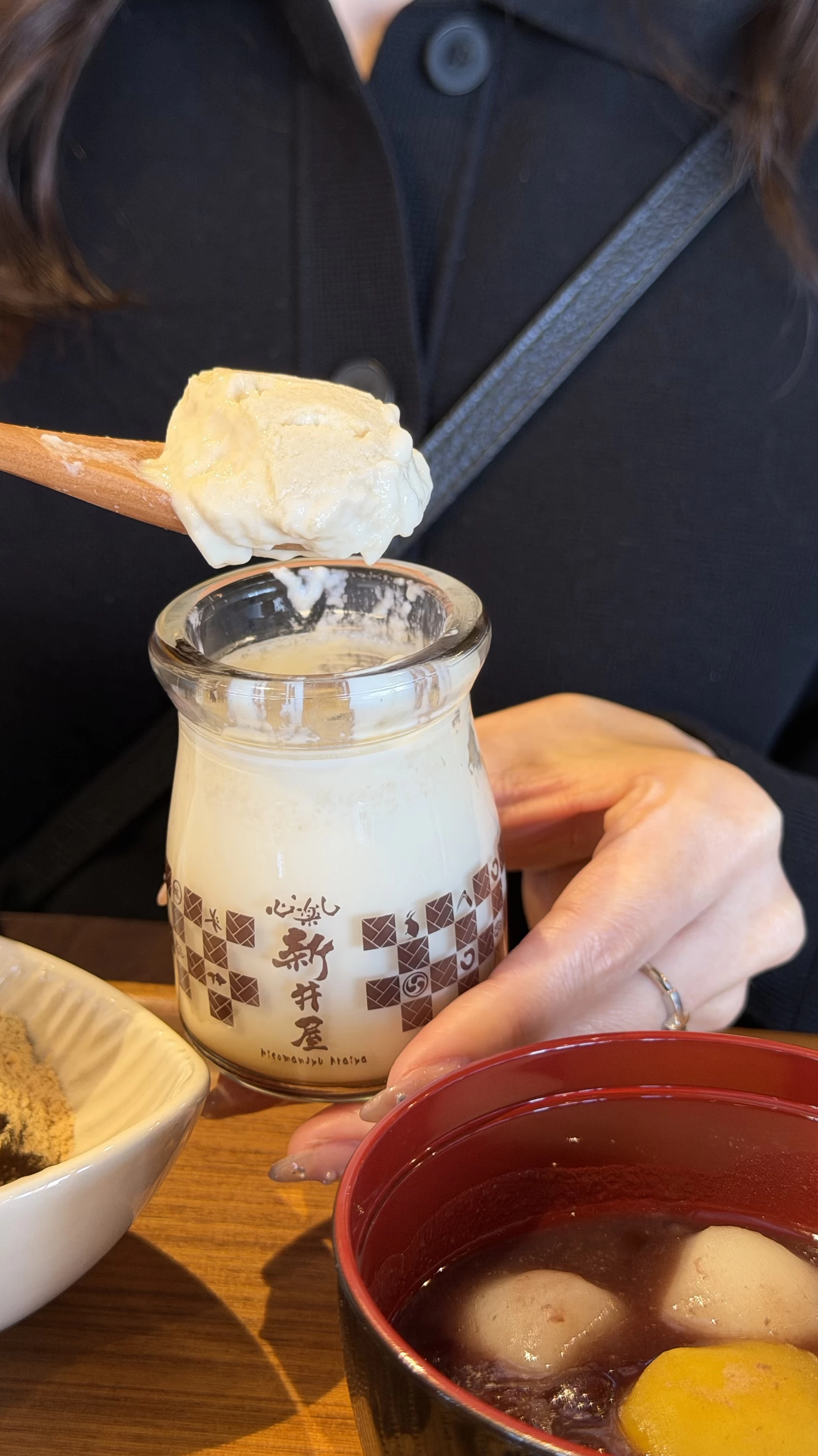 味噌ぷりん（現地にて撮影）