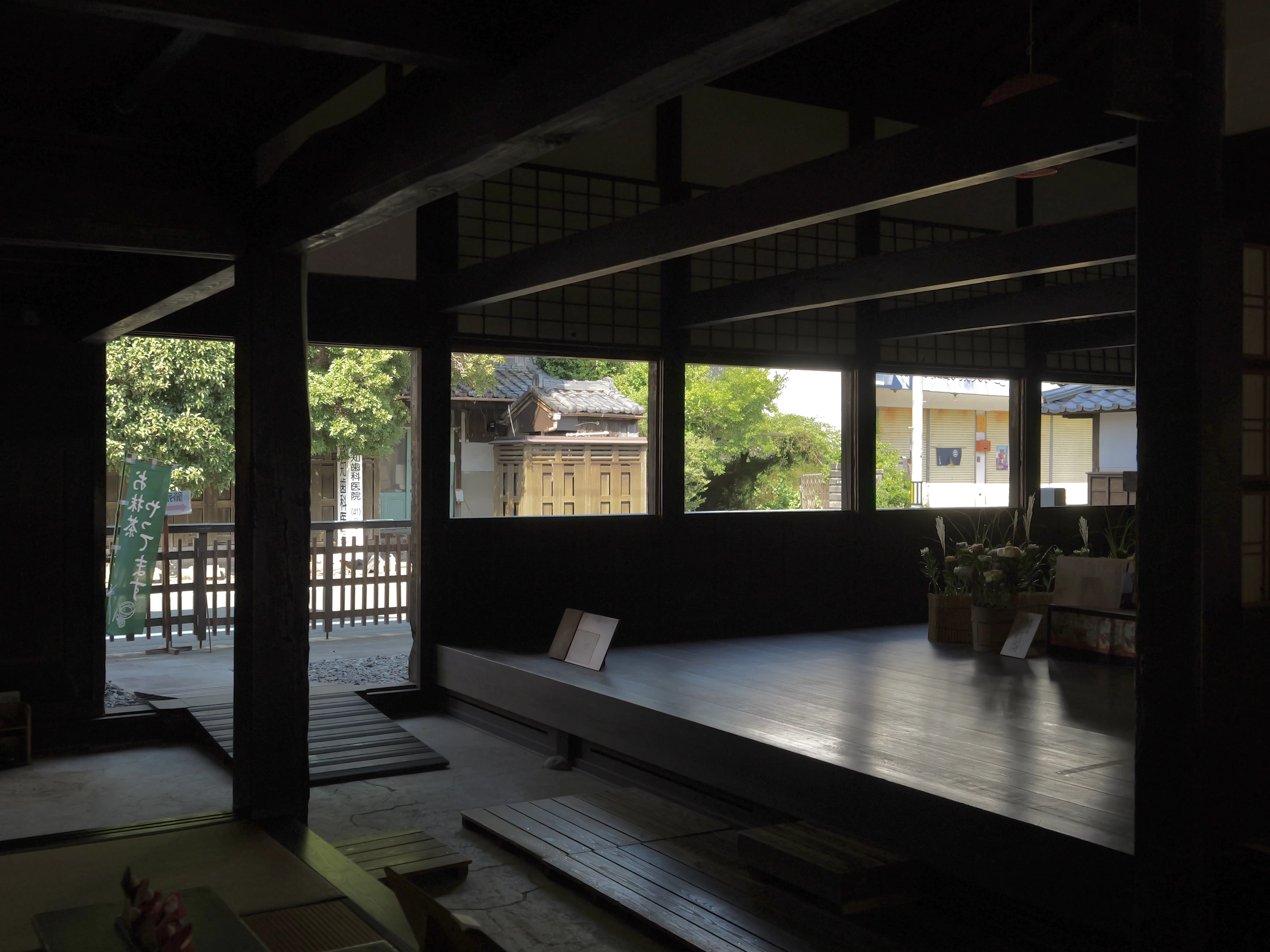 本陣 板の間（現地にて撮影）