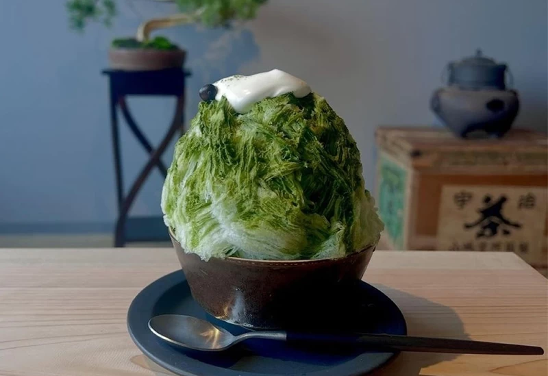 氷・京抹茶とマスカルポーネ