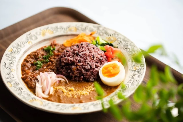 武雄ジビエ猪キーマ＆コリコリ大豆のスパイスカレー