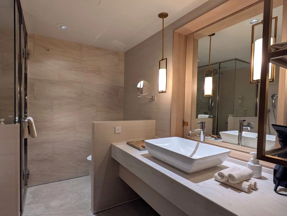 バスルーム（現地にて撮影）