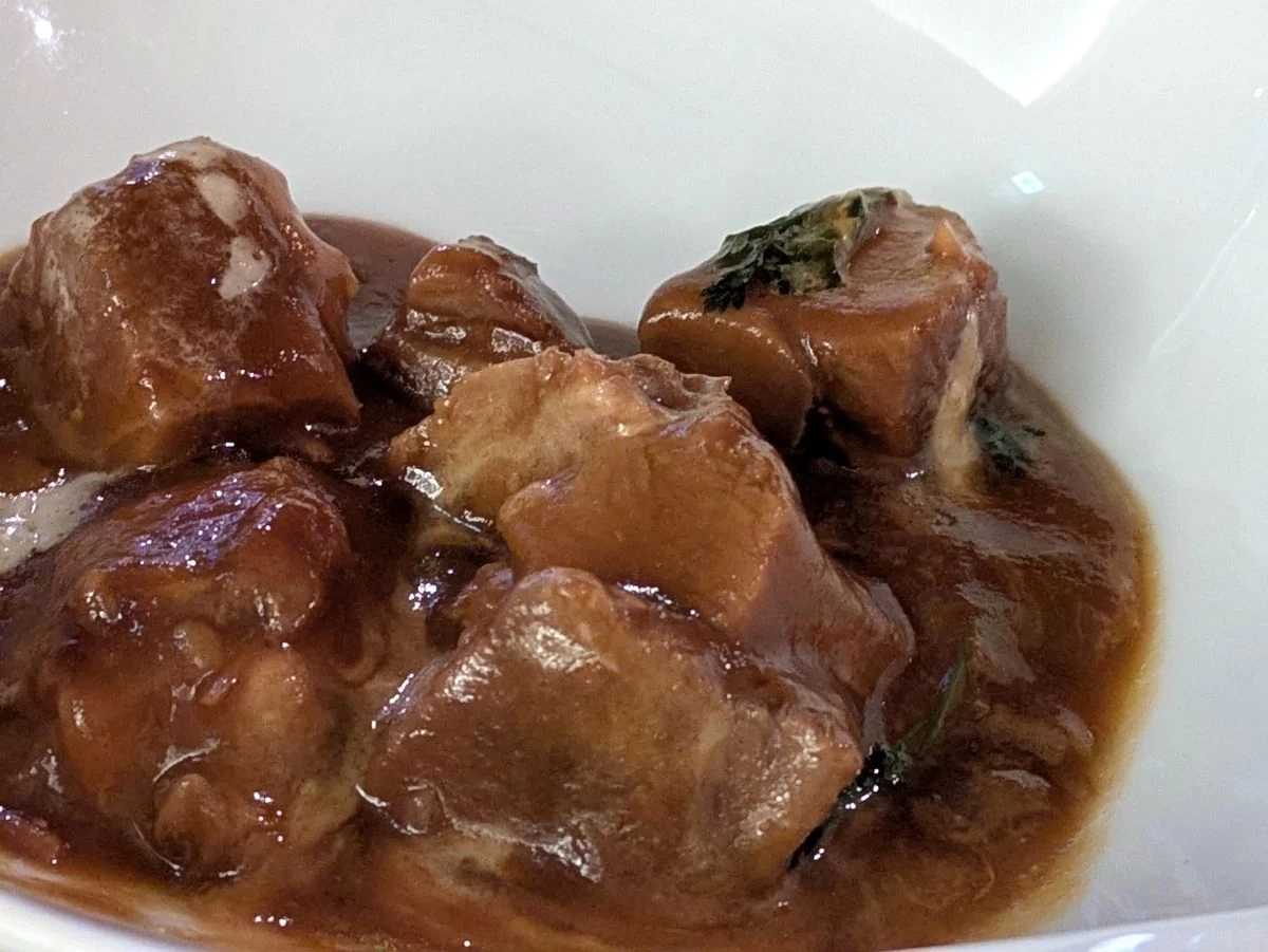 ビーフシチュー（現地にて撮影）