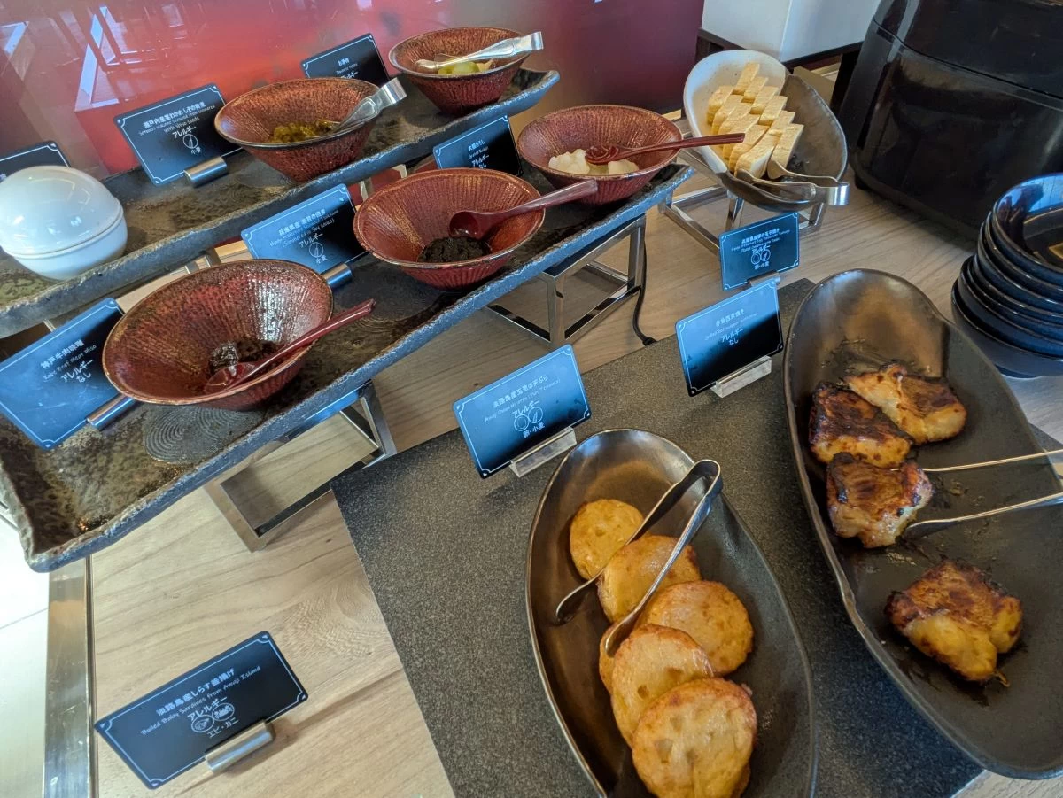 淡路島の食材を使った和食（現地にて撮影）