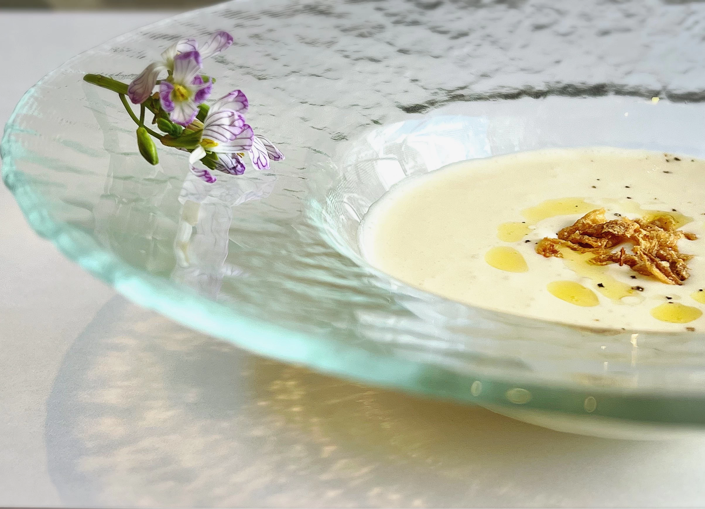  新玉葱の冷製ポタージュ