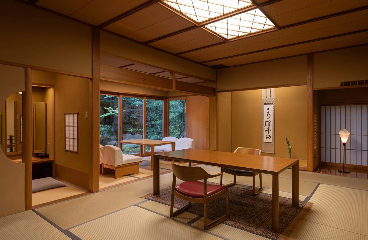 半露天風呂付き客室「夕霧」