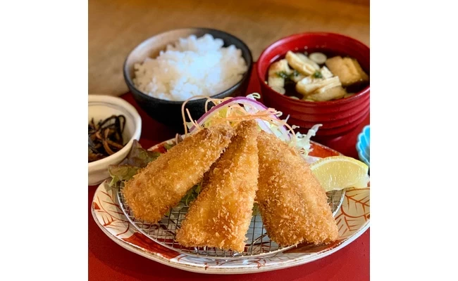 あじフライ定食