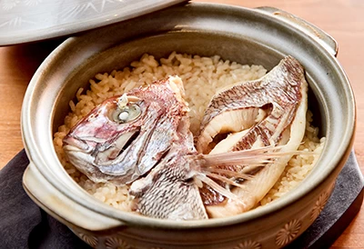 土鍋鯛めし