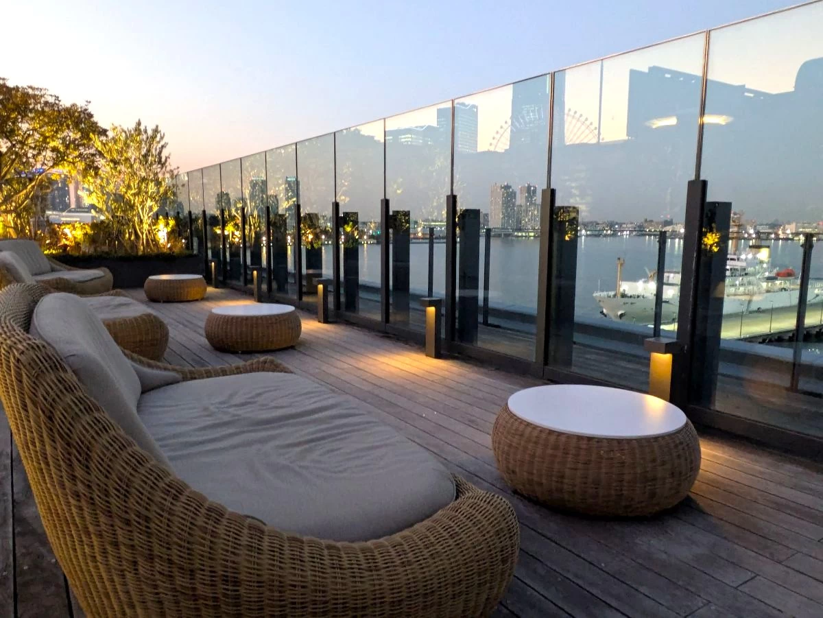 ソファエリア（現地にて撮影）