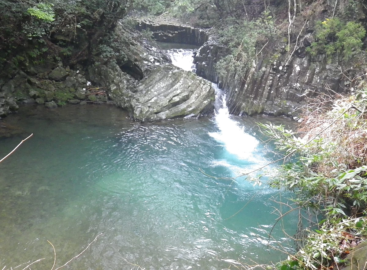出合滝①(現地にて撮影)