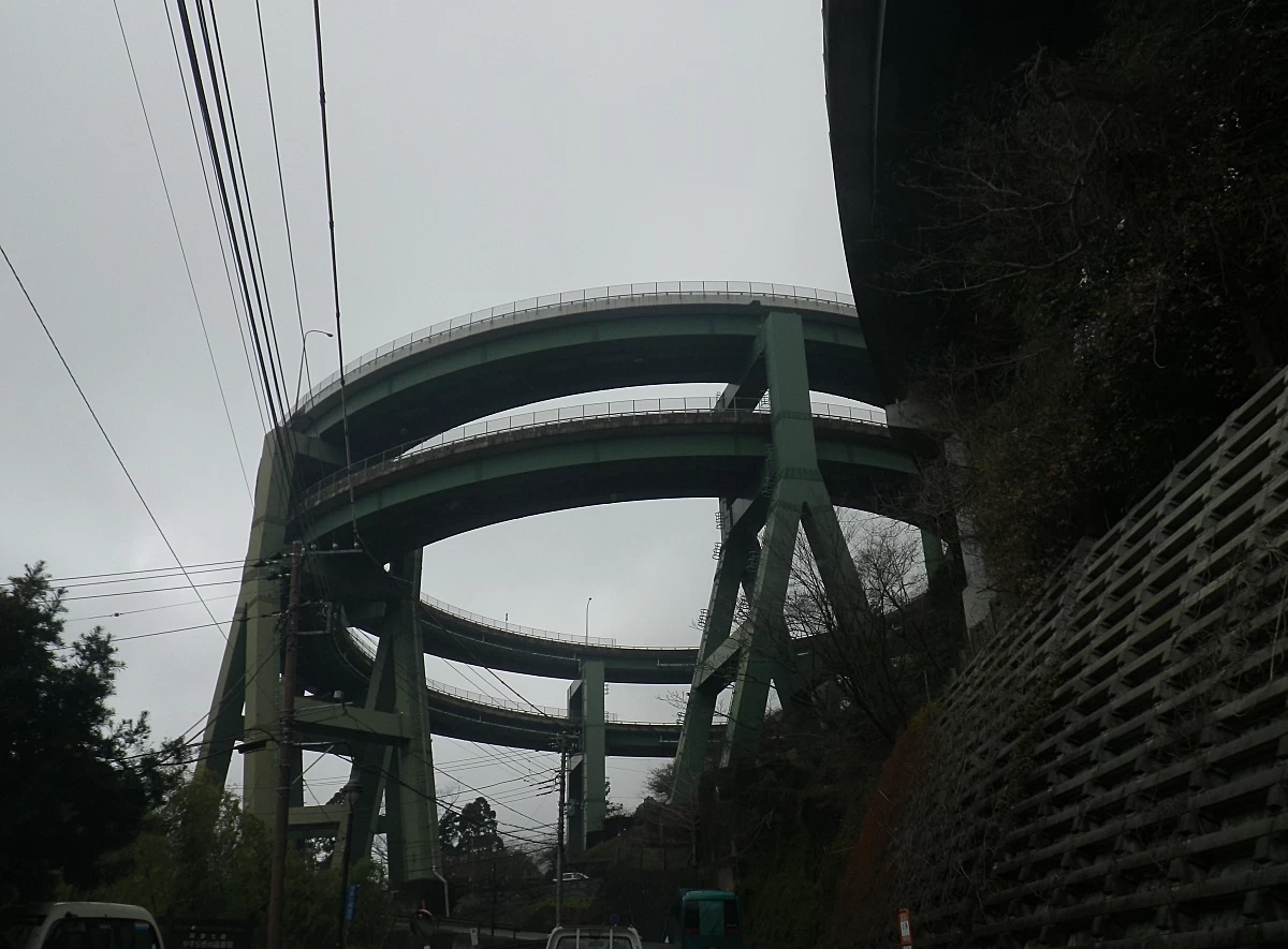 河津七滝ループ橋(現地にて撮影)