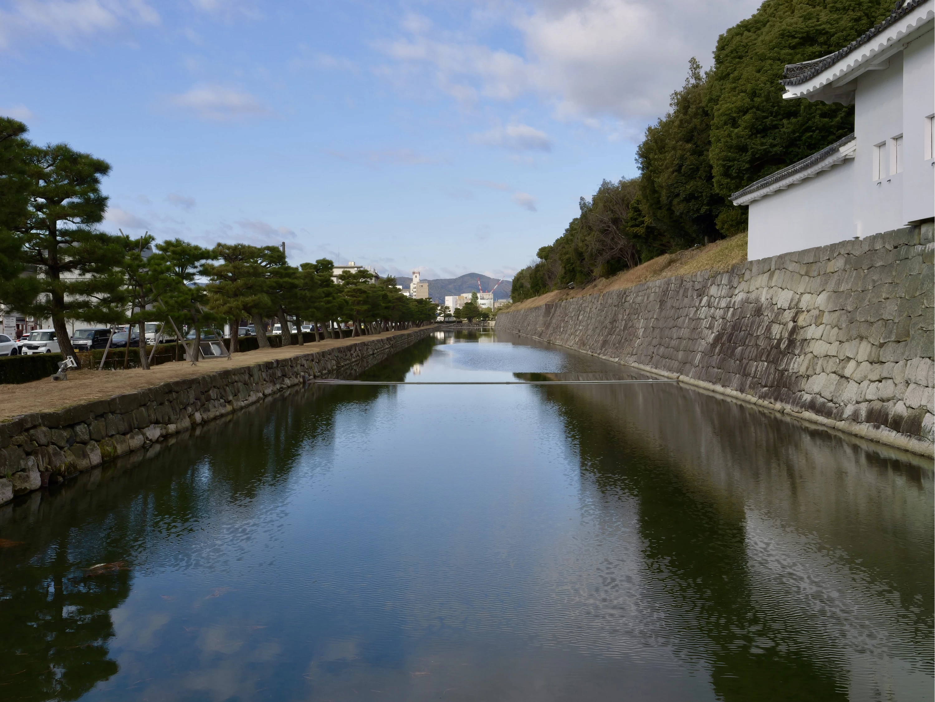 外堀（現地にて撮影）