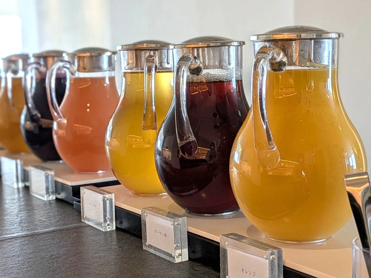 フレッシュジュース（現地にて撮影）