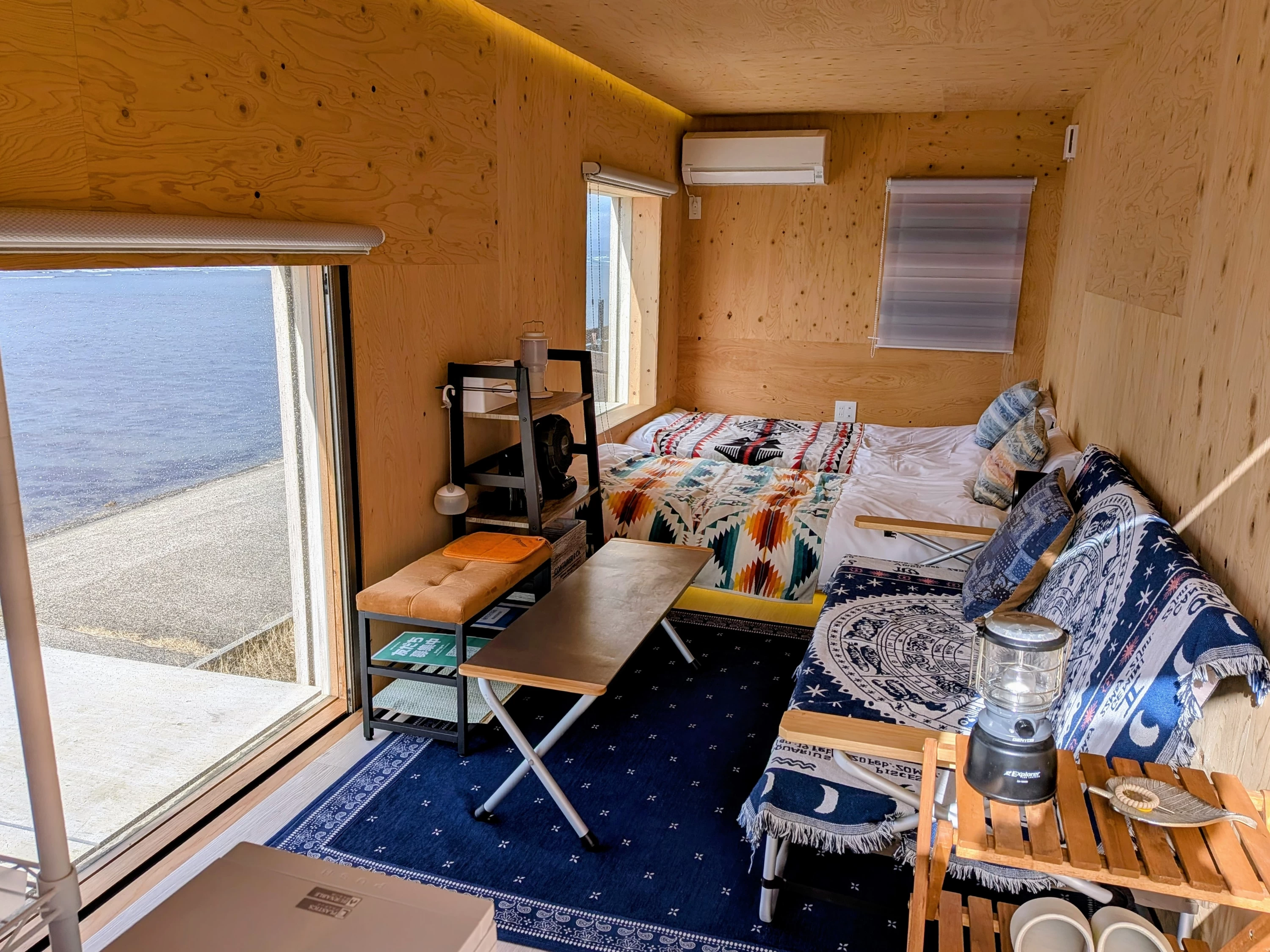 隈研吾さんとスノーピークがコラボした特別なトレーラーハウス空間も