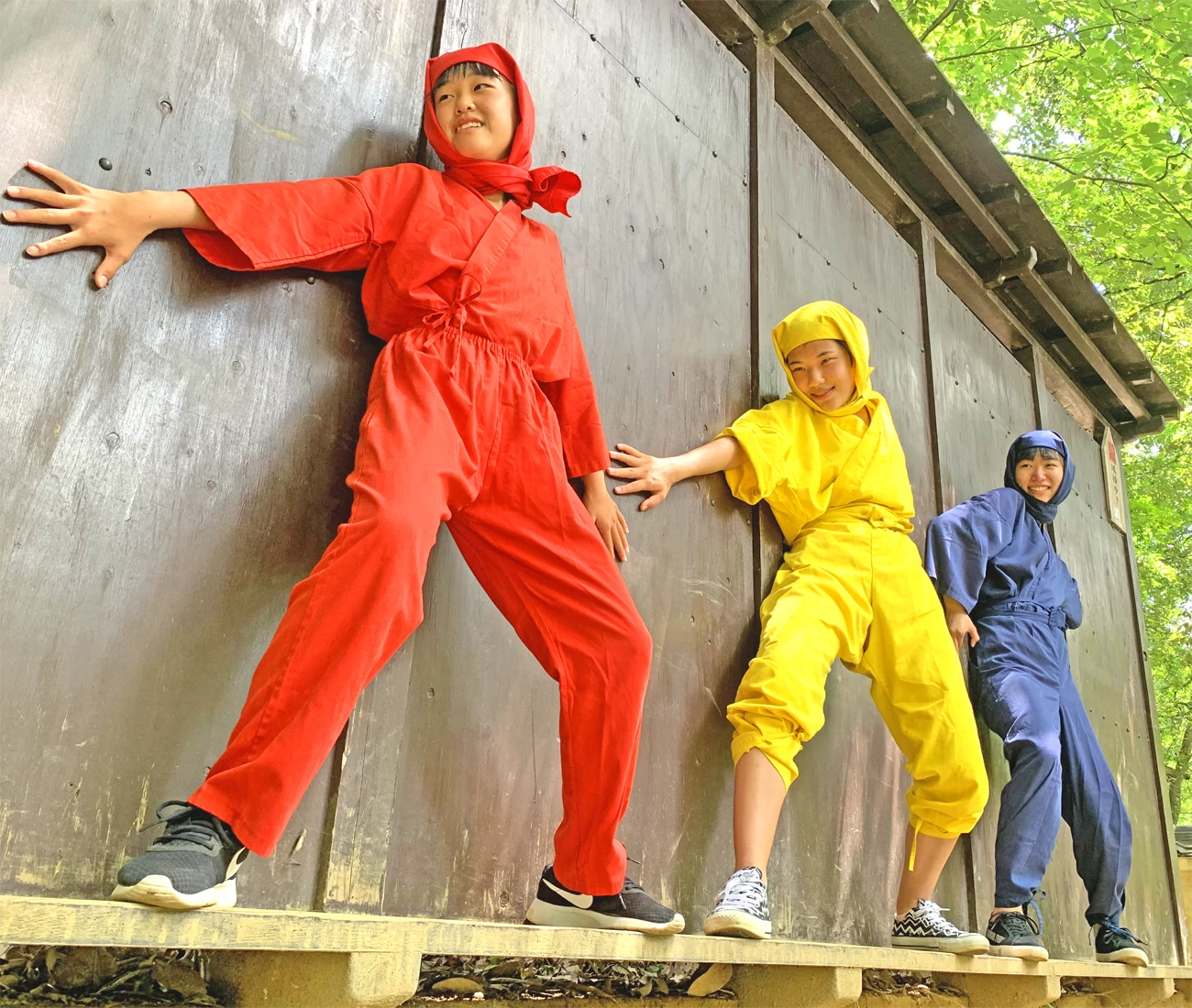 忍者道場（塀横歩き）