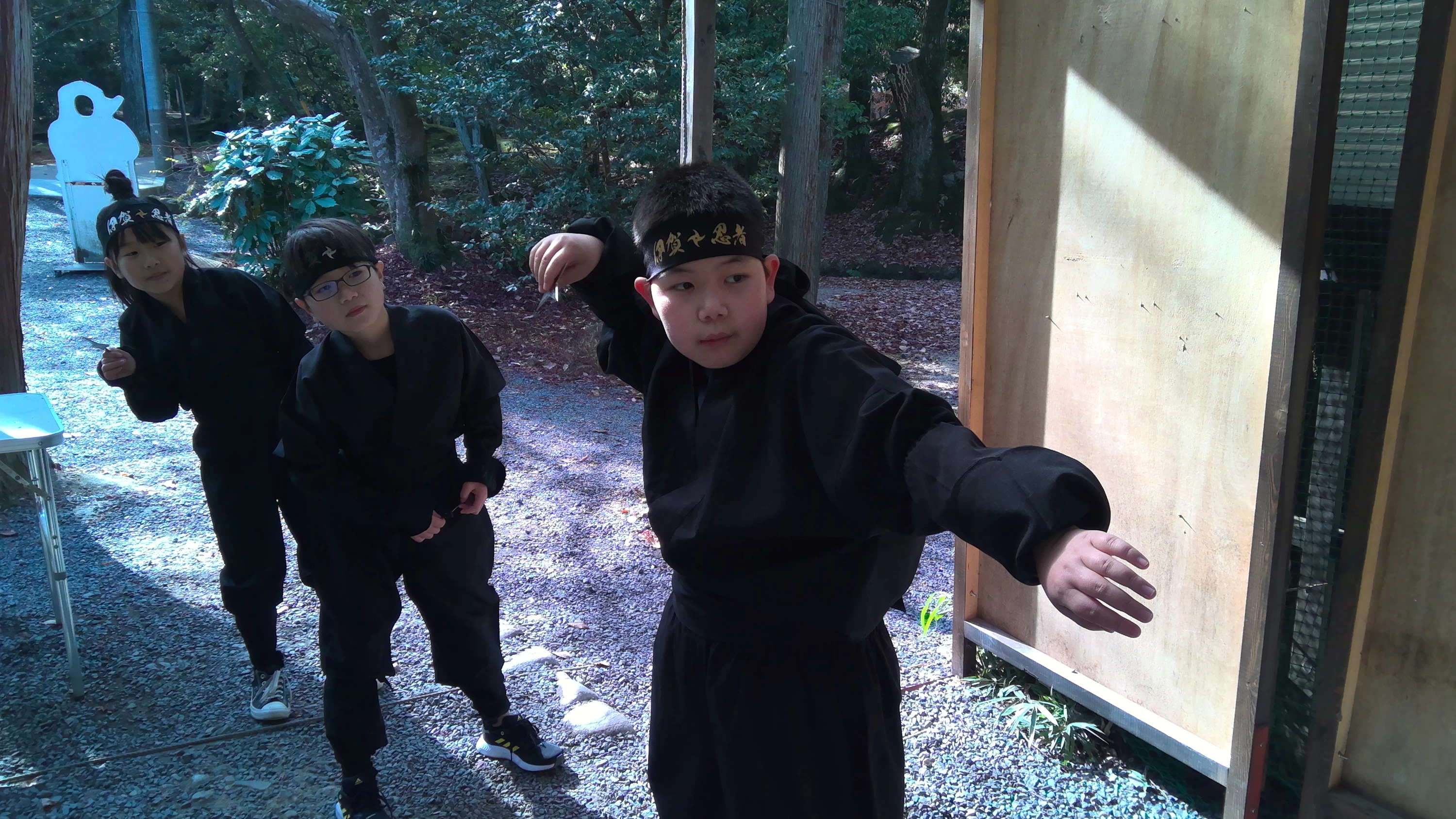 手裏剣打ち体験（子ども忍者）