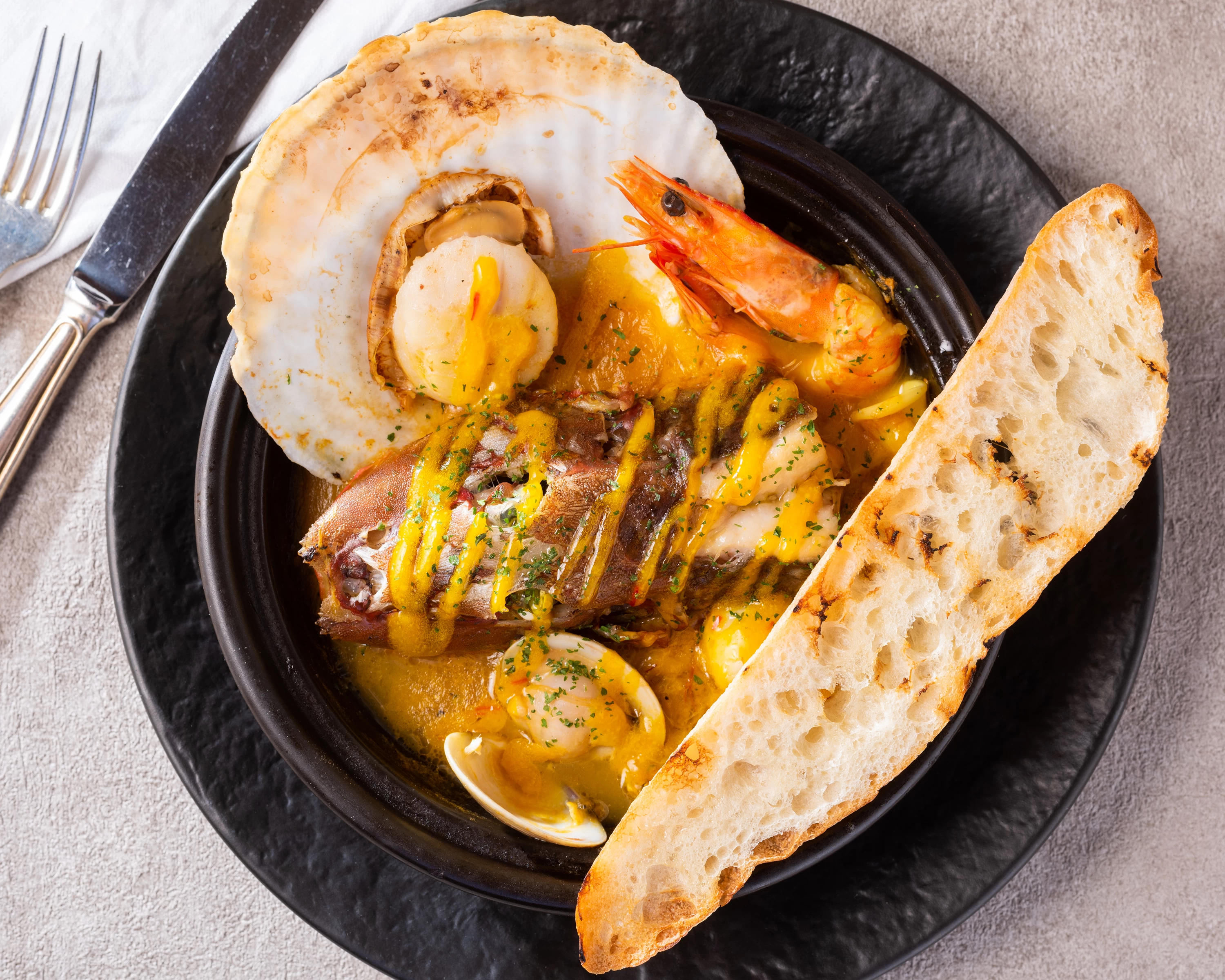 海の幸を活かしたお食事