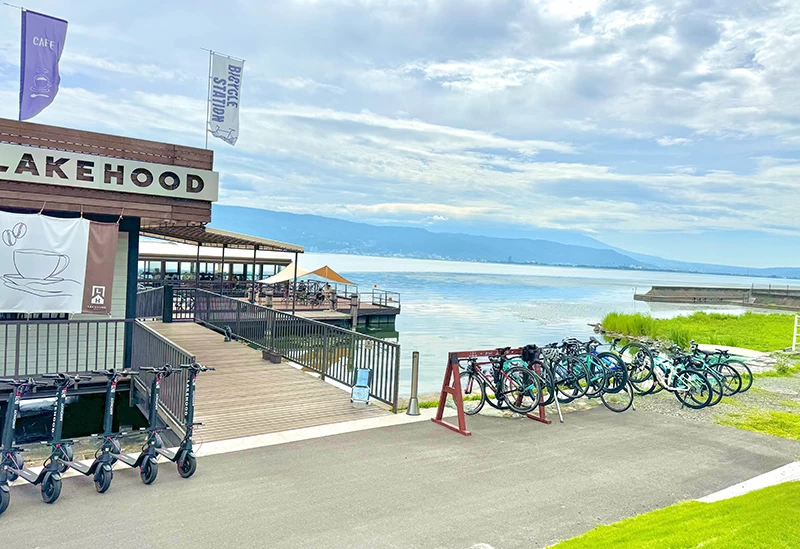 レンタル電動キックボードの貸し出しも