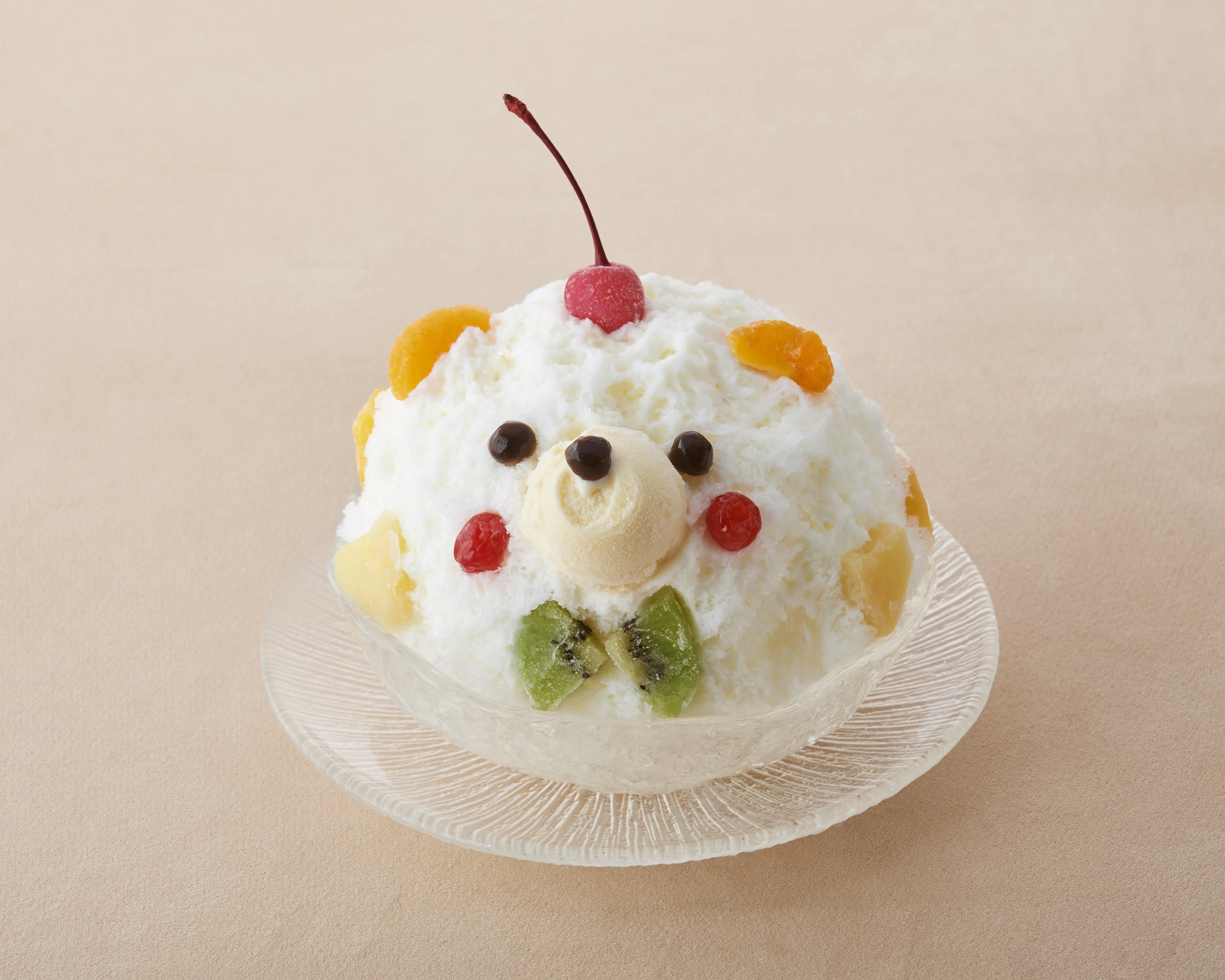 茶寮でいただける「さりょくま（茶寮の白くま）」