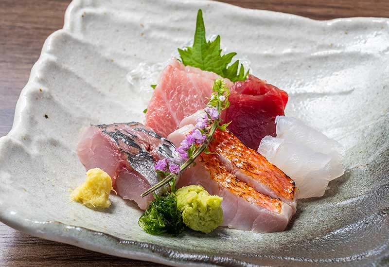 刺身の盛り合わせ