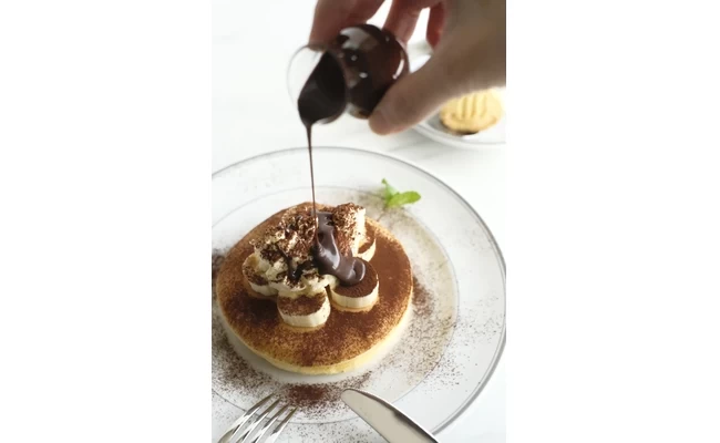 パンケーキチョコバナナ