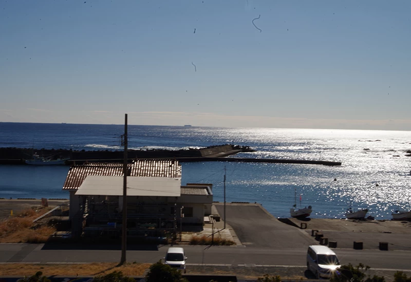 海を一望できる立地