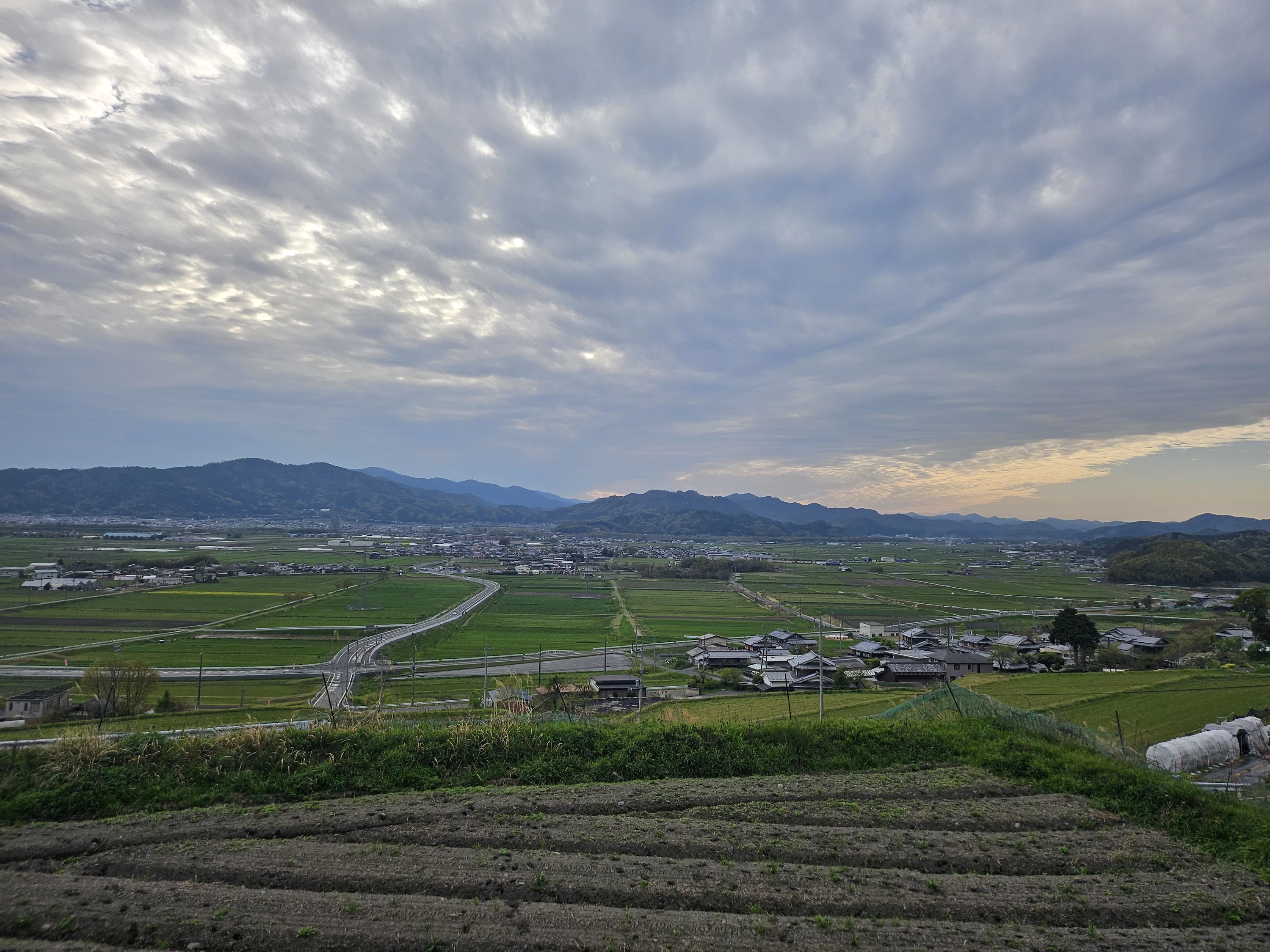 耕雲寺からの景色（現地にて撮影）