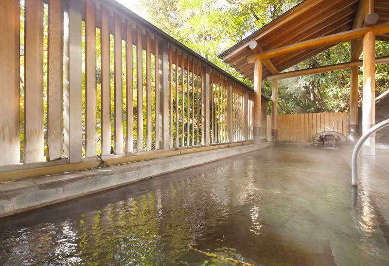 箱根の自然に囲まれた露天風呂で至福の時を