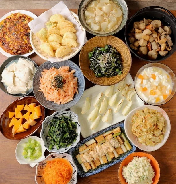 2階のレストランの料理