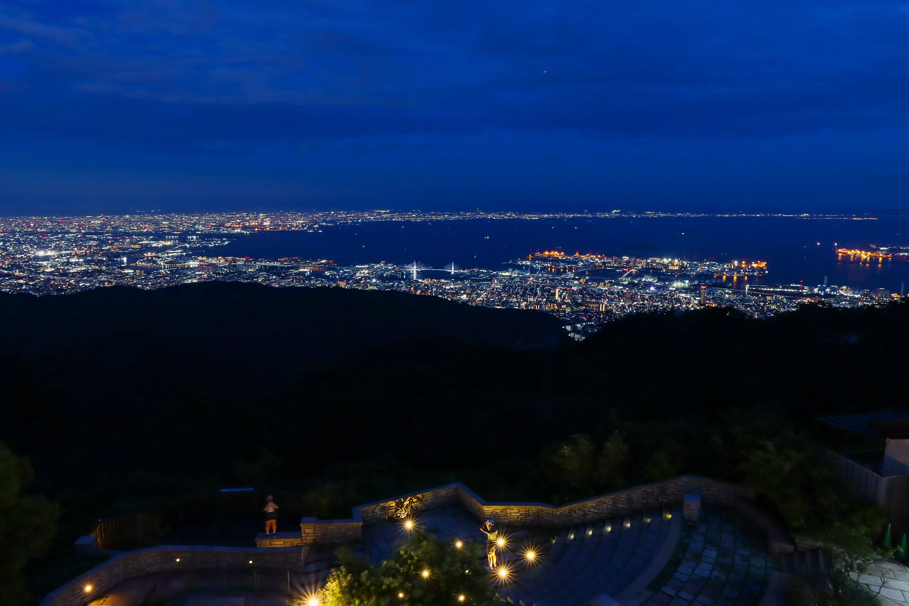 見晴らしの塔からの夜景