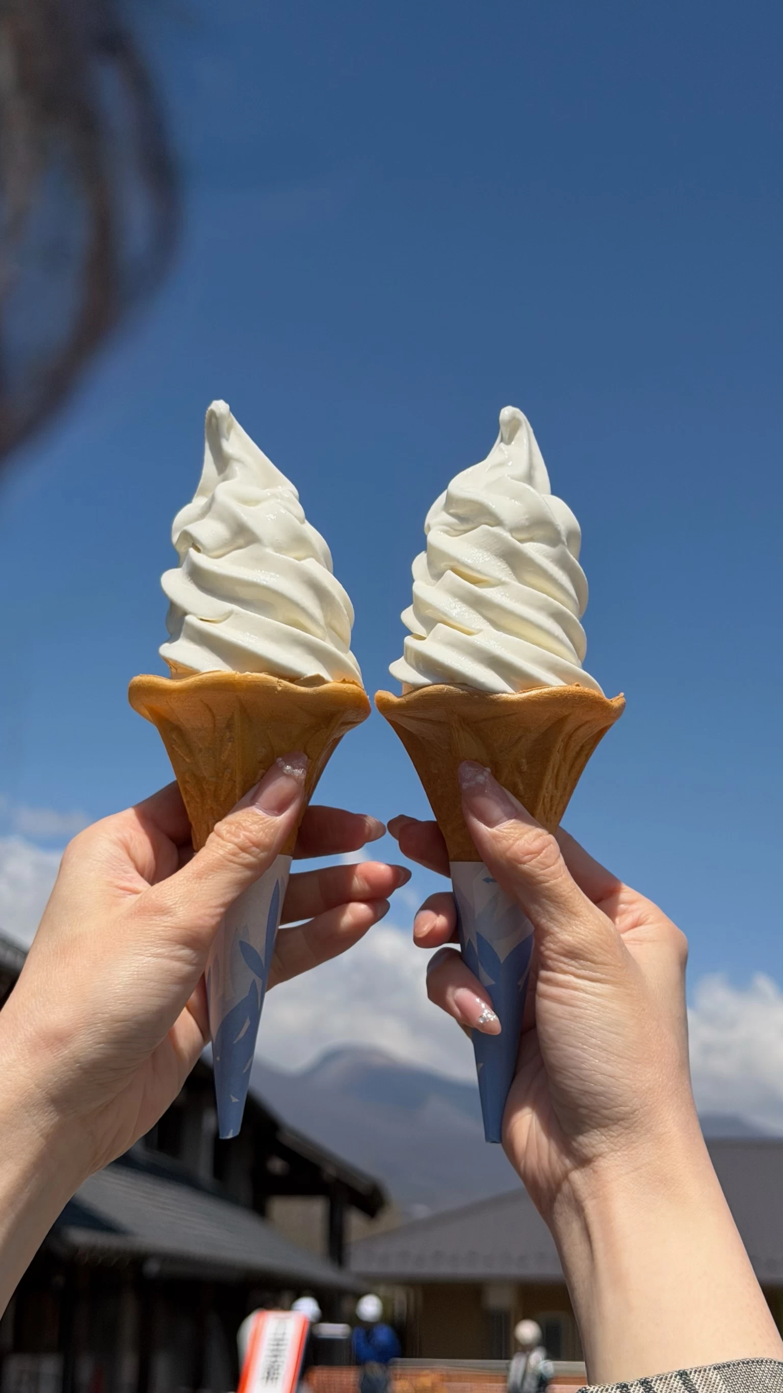 ソフトクリーム（現地にて撮影）