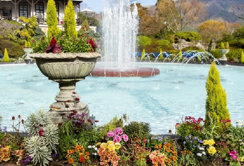 箱根強羅公園の噴水