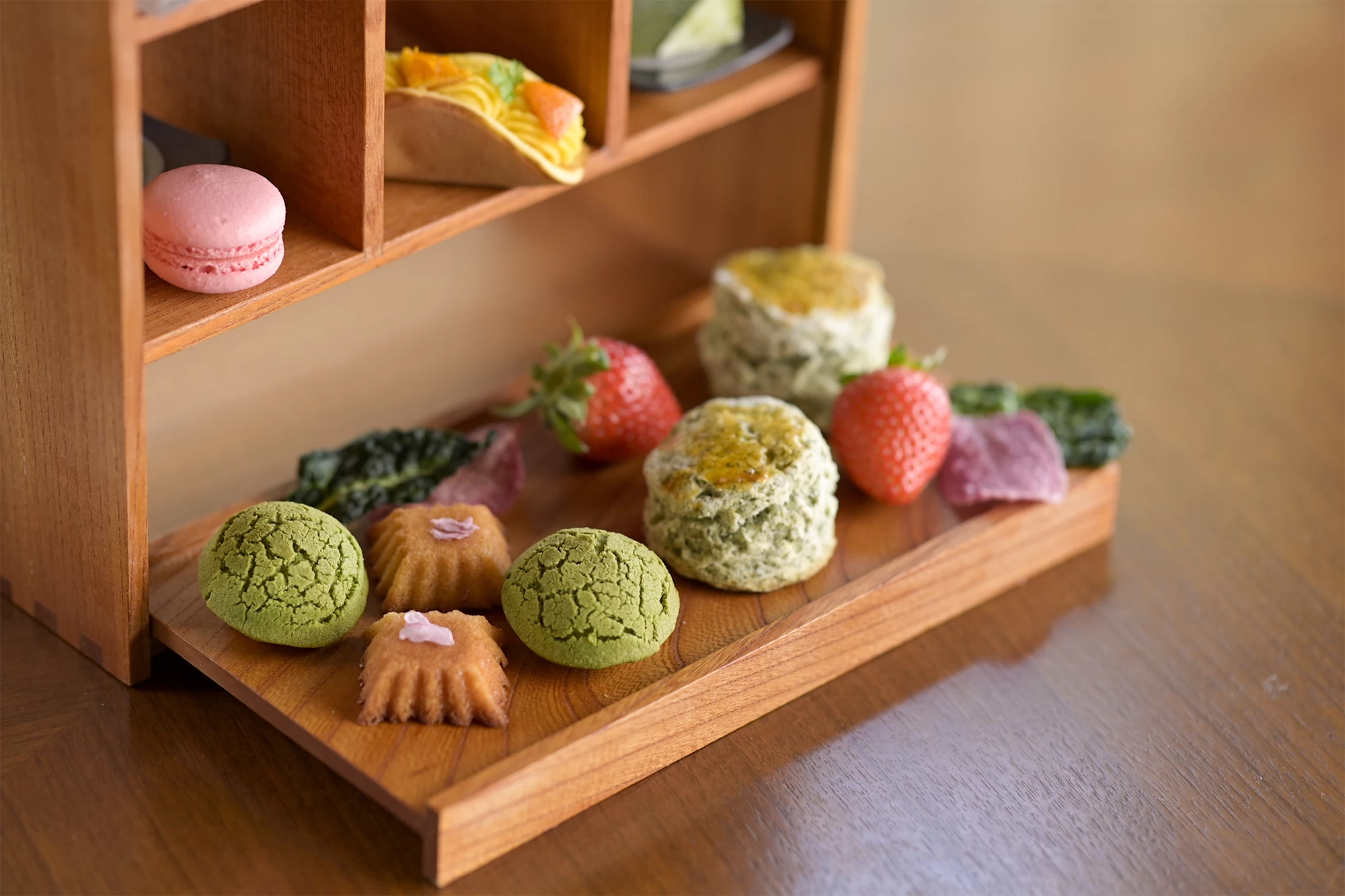 春のアフタヌーンティー(伊勢茶スイーツ)